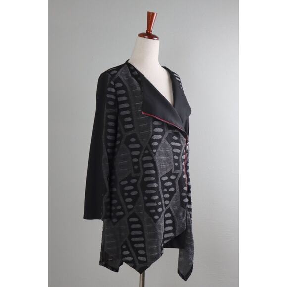 IC CONNIE K $250 2 Piece Textured Jacket Top & Lantern Pants Set Size Small - Picture 8 of 10